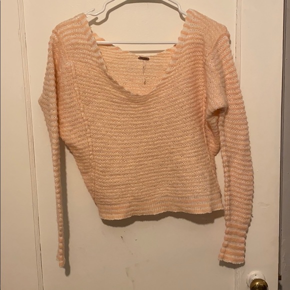 Free People Sweaters - Free People swoop neck long sleeve sweater